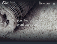 Tablet Screenshot of bronxcarpetcleaning.com